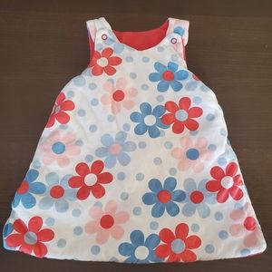 Baby Girl! Adorable, tiny, reversible dress.